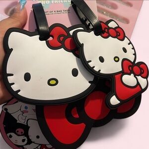 Hello Kitty luggage tags